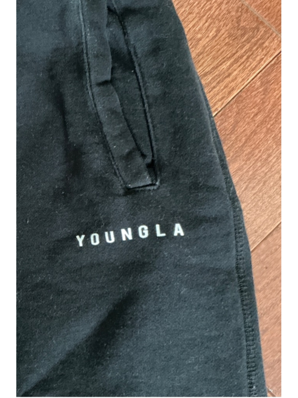 Men's YoungLA Black Sweatpants & Joggers Size S - Picture 4 of 8